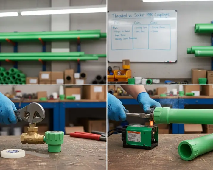 Threaded vs Socket PPR Couplings: Key Differences | DESO Group